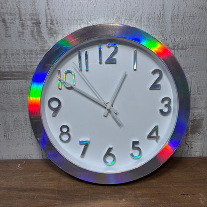 Iridescent Wall Clock