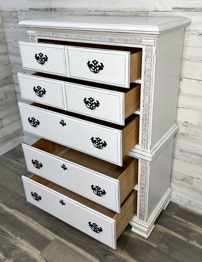Tall White Farmhouse Dresser