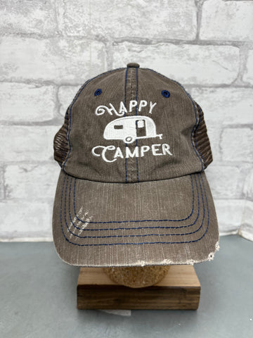 Happy Camper Airstream Mesh Baseball Hat