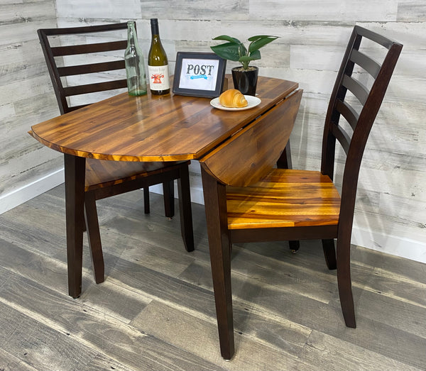 Round Drop Leaf Dining Set