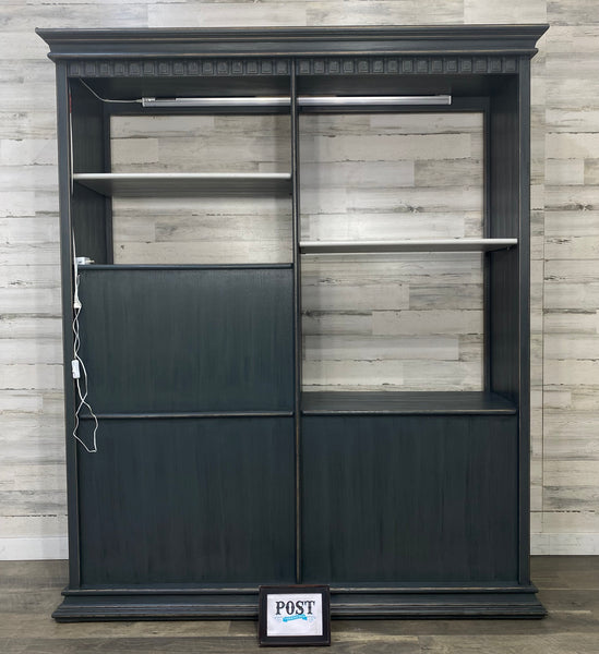 Dark Gray Cabinet/ Bookshelf