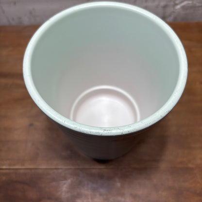 Mint Green Ribbed Made In Germany Pot