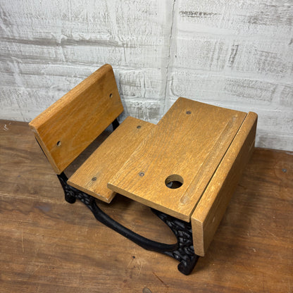 Wrought Iron And Wood Doll Desk