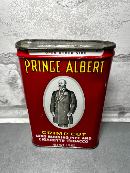 Vintage Prince Albert Pipe & Cigarette Tobacco Tin