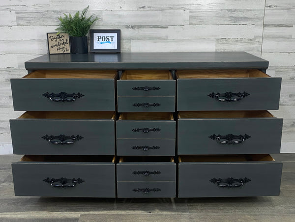 Dark Gray Dresser/ Buffet