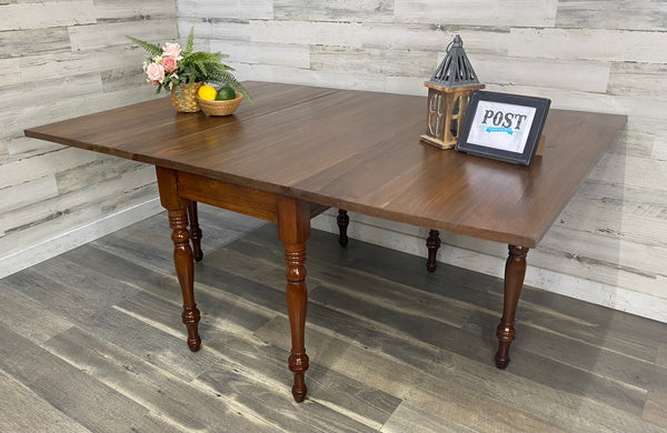 Antique Double Drop Leaf Dining Table