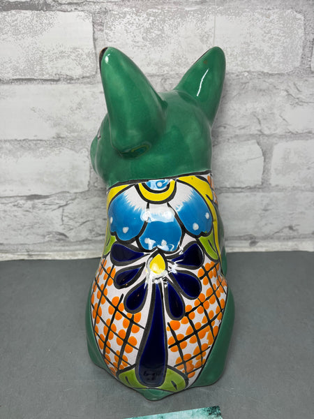 Talavera Mexican Pottery French Bull Dog