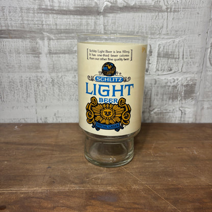 Vintage Schlitz Light Beer Glass