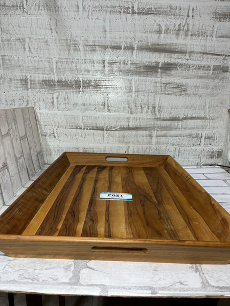 Large Teak Wood Tray