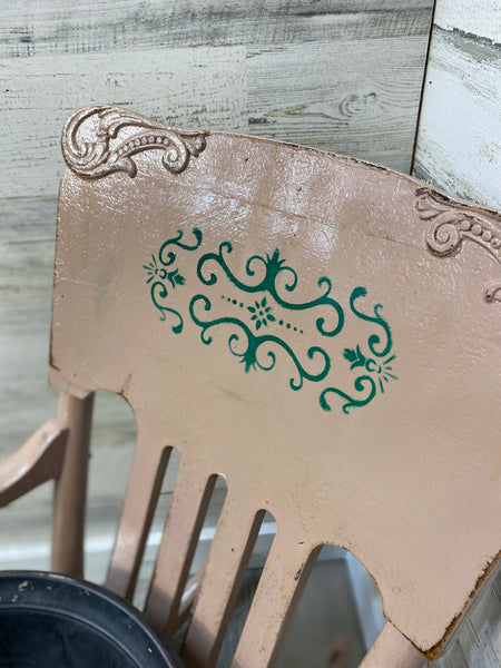Rocking Chair Plant Stand