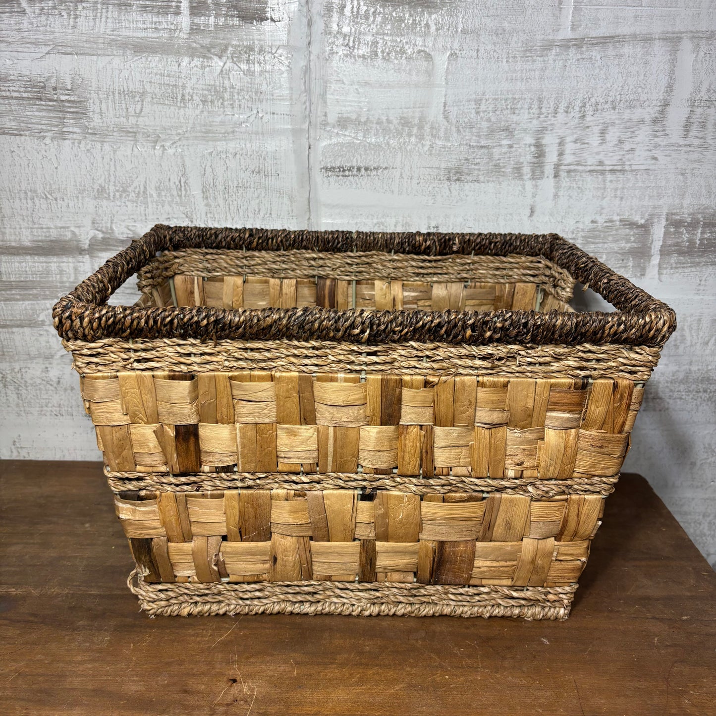 Seagrass Rope Rectangle Basket