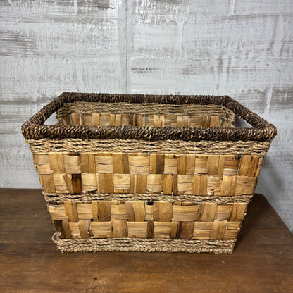 Seagrass Rope Rectangle Basket