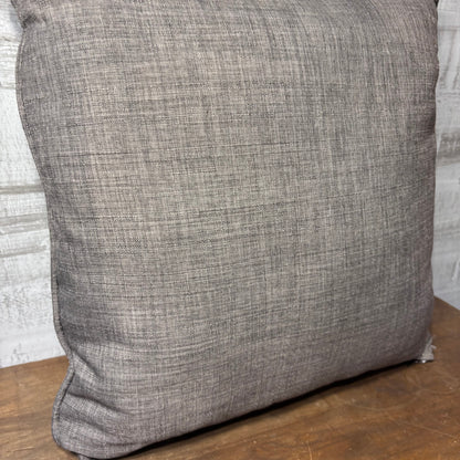 Gray Throw Pillow