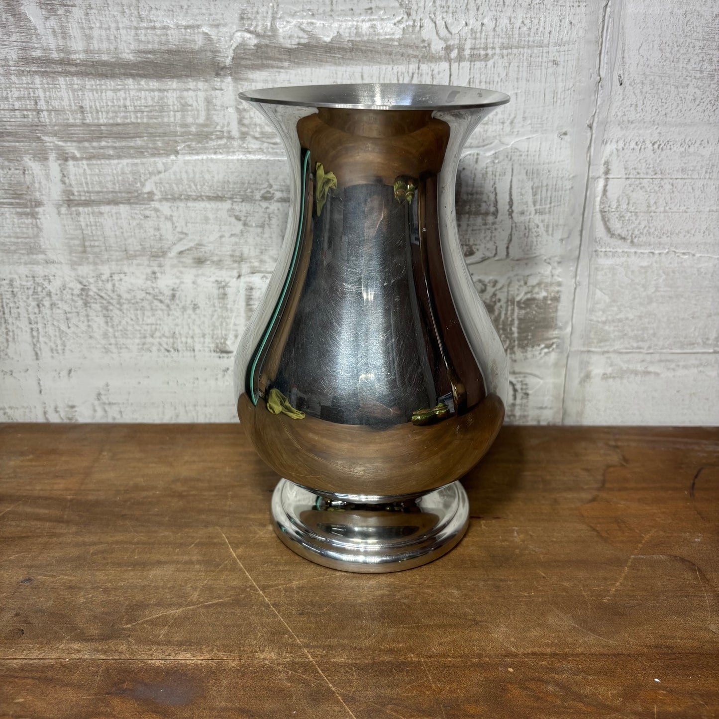 Vintage Touchmark Silverplated Pewter Baluster Vase