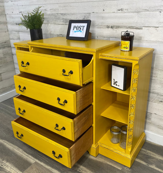 Yellow Buffet Desk