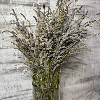 Dried Lavender Bunch In Vase