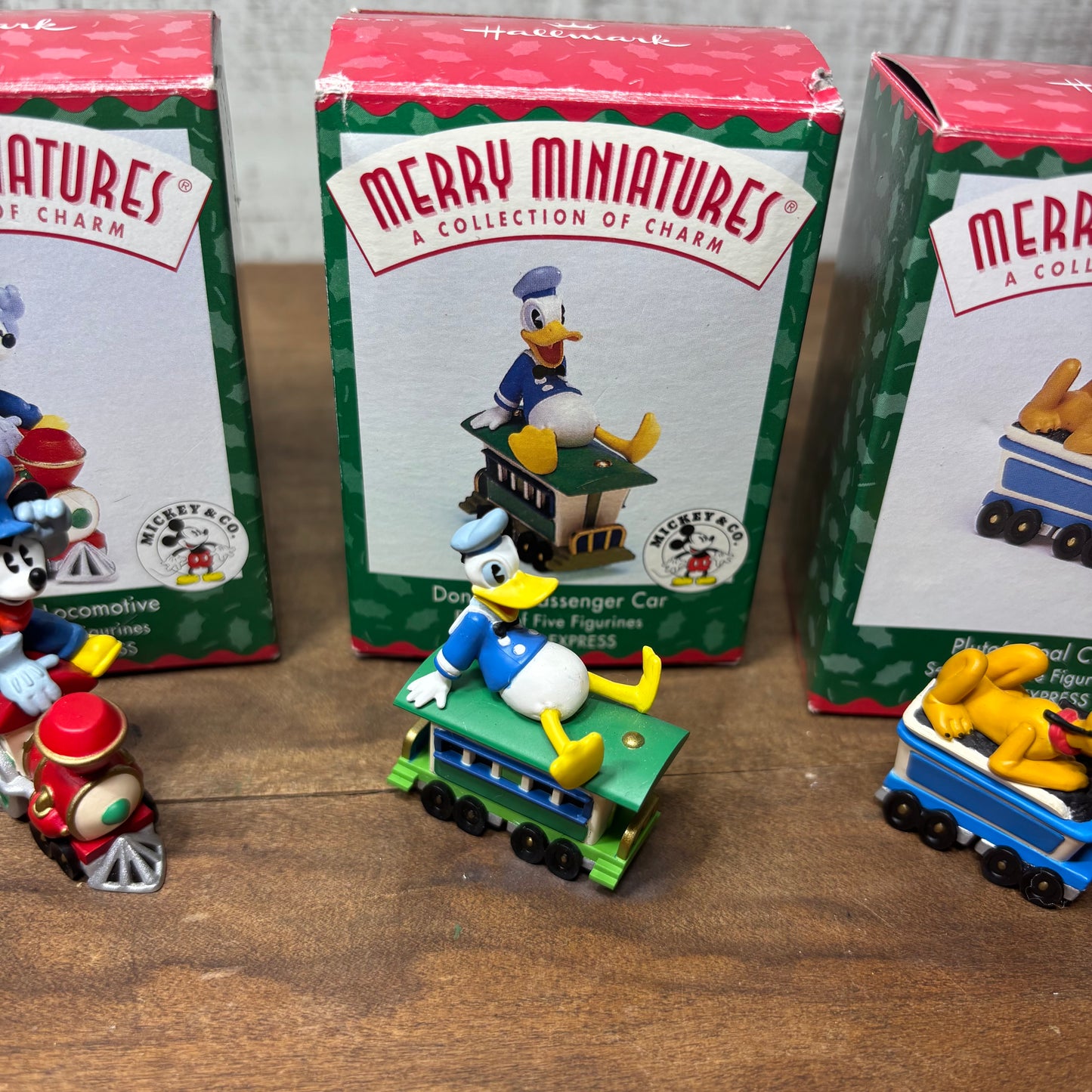 1998 Hallmark Merry Miniatures Mickey's Express Train Collection