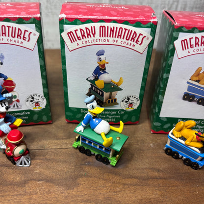 1998 Hallmark Merry Miniatures Mickey's Express Train Collection