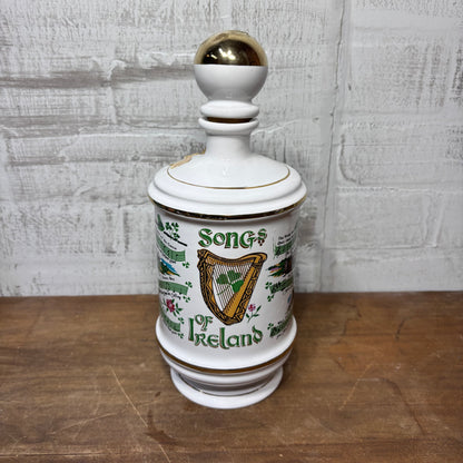 Vintage Old Fitzgerald “Song Of Ireland” 1974 Decanter Bottle