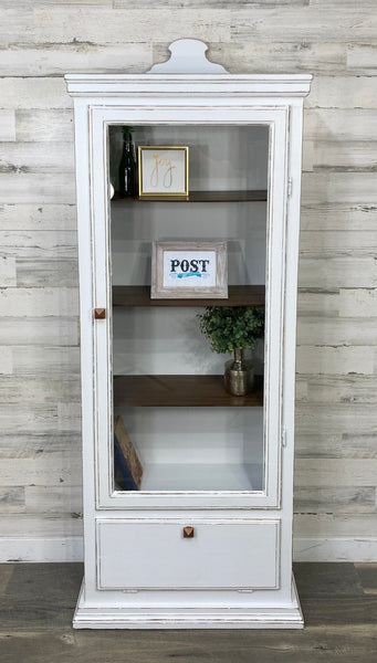 White Antique Cabinet