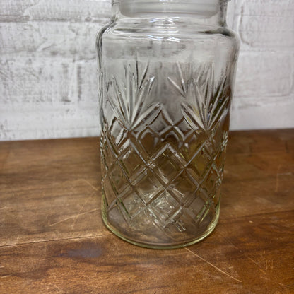 Vintage Planters Peanuts Glass Jar with Lid