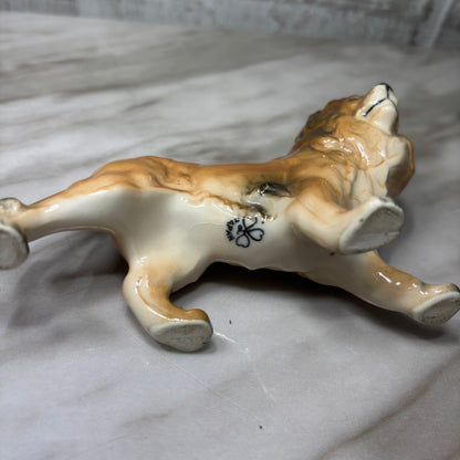 Vintage Porcelain Lion Figurine