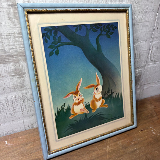 Vintage Nursery Bunny Hildebrant Goes Print