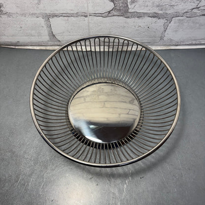 Vintage Stainless Steel Wire Basket