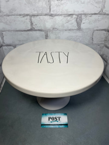 “Taste” Rae Dunn Ceramic Cake Stand