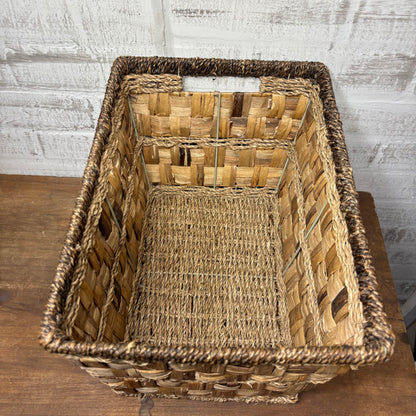 Seagrass Rope Rectangle Basket