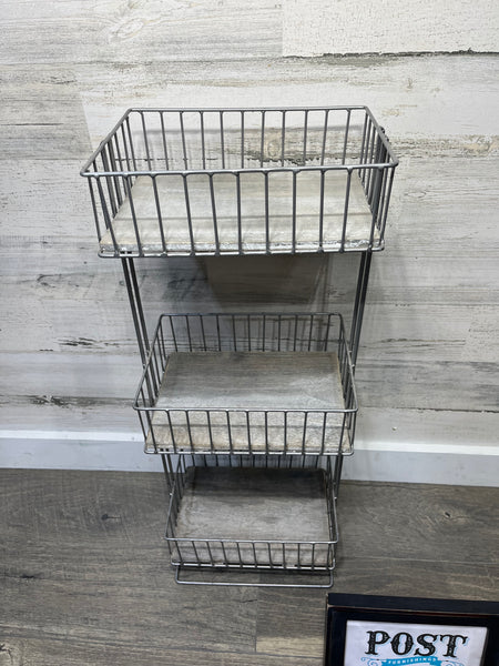 Three Tier Metal Storage Organizer