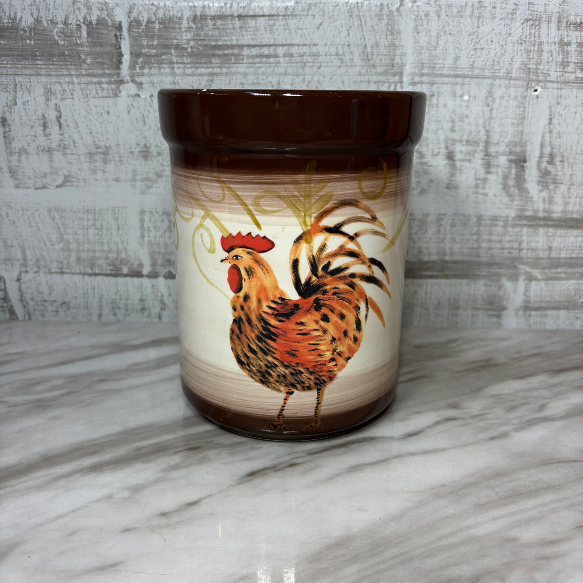 San Padre HD Designs Rooster Utensil Holder