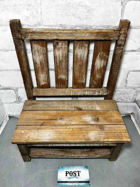 Farmhouse Rustic Mini Bench