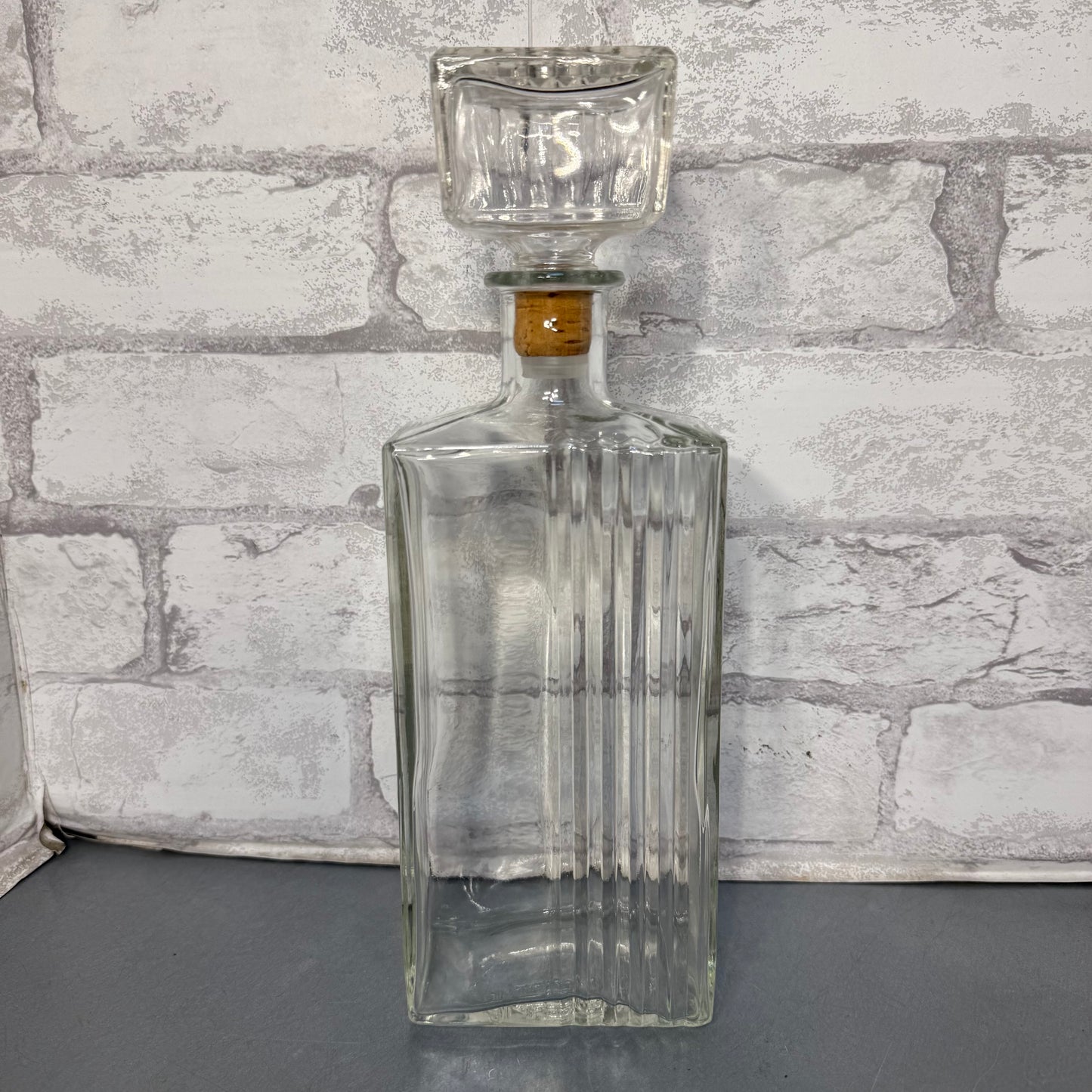 Vintage Glass Decanter W/ Stopper