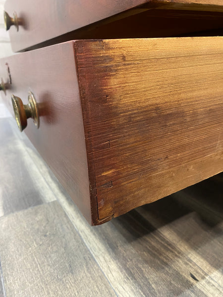 Antique Empire Mahogany Dresser Chest