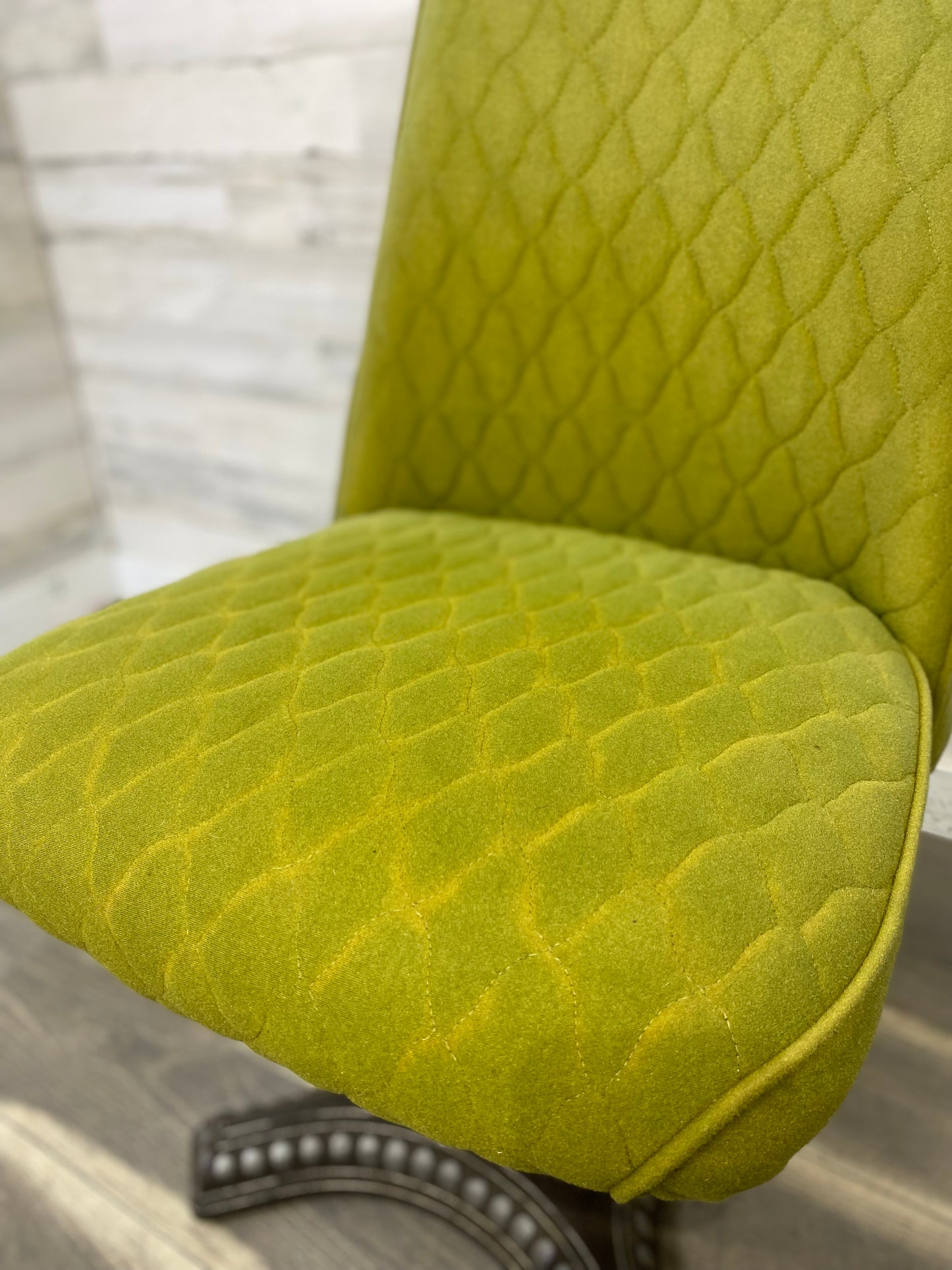 Mid Century Dining Set Green Chairs MetalCraft