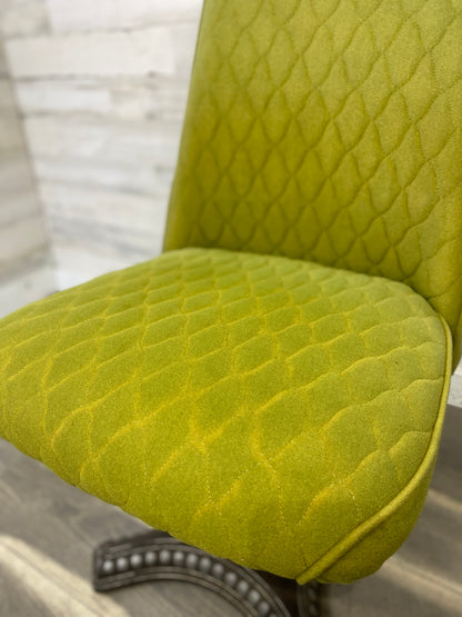 Mid Century Dining Set Green Chairs MetalCraft