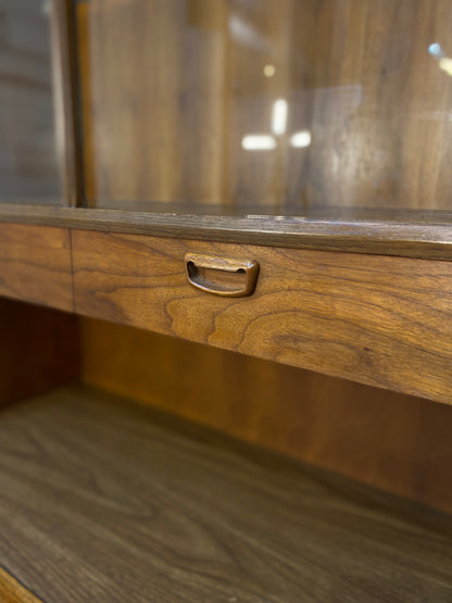 Mid Century Keller Walnut Hutch