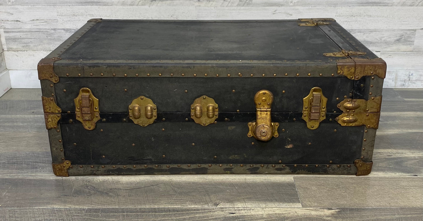 Antique Steamer Trunk Dresser HW Mountree