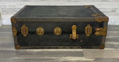 Antique Steamer Trunk Dresser HW Mountree