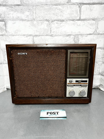 Vintage Sony Tabletop Radio FM/AM/WB