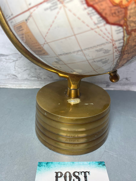 Gold World Globe