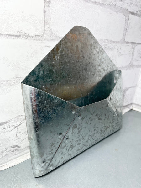 Galvanized Metal Letter Holder