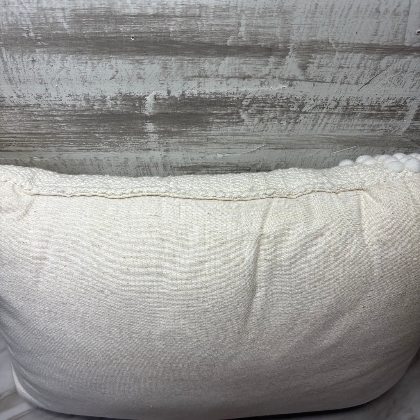 Wool Dot Geometric Pattern Textured Throw Pillow