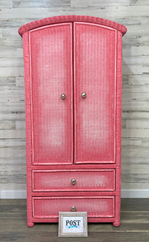 Pink Armoire Closet Dresser