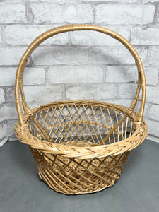 Large Vintage Wicker Basket