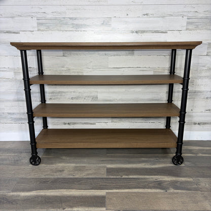 Rustic Industrial Bookshelf