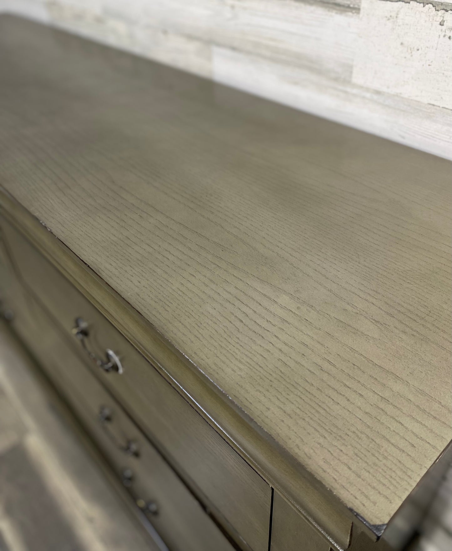 Gray 6 Drawer Dresser