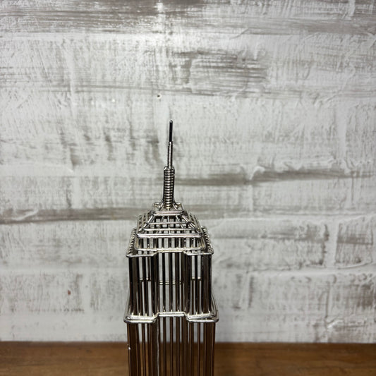Metal Wire Empire State Building Sculpture