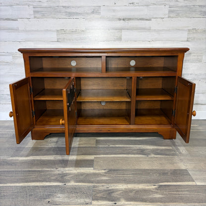 Wood & Stone Tv Stand